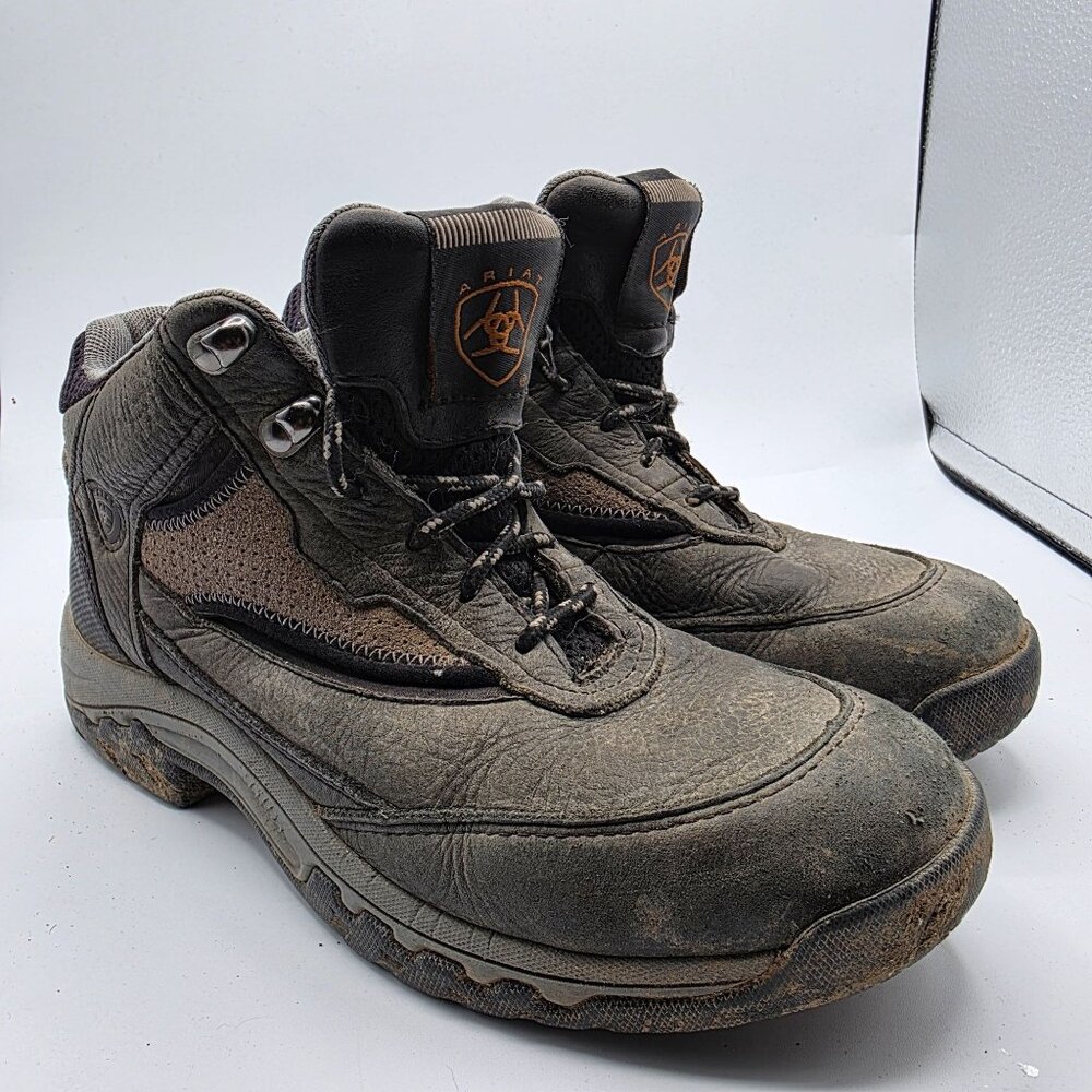 Ariat ATS Technology Womens Size 7 B Gray Boots Work Outdoors Casual Walking